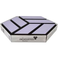 Sheet Materials fn-neuhofer Acoustic Hex Wall Panel 3D Wood Lavender Set of 2