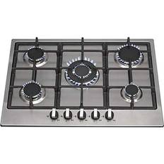 SIA R6 70cm Stainless Steel 5 Burner Gas Hob
