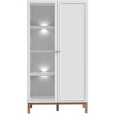 Grey Glass Cabinets Furniture To Go Wensley Display with 1 Door and 1 Door Light Grey and Oak Glass Cabinet