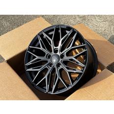 Carmani 4x Neu 18 Zoll Felgen CA26 Audi A4 B8 B9 A6 4F 4G Q5 Schwarz
