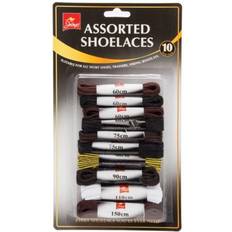 Shoe Care & Accessories Jump 10 Assorted Shoe Laces Replacements Brown Black White Trainers