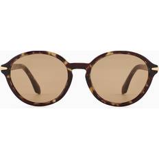 Giorgio Armani Unisex Solglasögon Giorgio Armani AR8237 Sköldpaddemönstradeshell Solglasögon Acetat Brun Rund