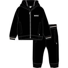 6-9M Tracksuits BOSS Kids Tracksuit Set Infants Fleece - Black