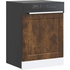 60 cm - A - Fristående Diskmaskiner vidaXL Oppvaskmaskin Panel Porto Røkt Eik 60 x 1,5 x 67 cm