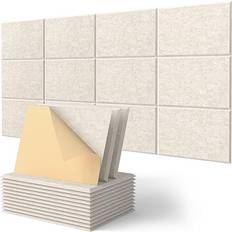 Acoustic Self-Adhesive Sound Proofing Panels 12 Pcs