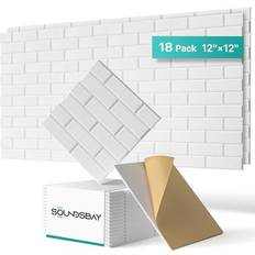 18 Pack Sound Proofing Panels 12x12x0.4