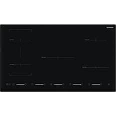 90 cm Plaques de cuisson Telefunken Plaque Induction TK99I5ZBT 90 cm 5 Foyers 5 Booster 5 Timer