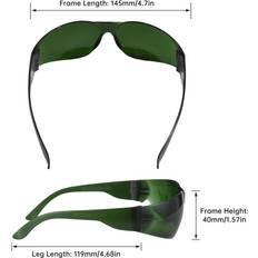 Purple Protective Gear Tomtop Jms Laser Light Professional Laser Safety Glasses - Green