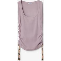 Burberry Tank Tops Burberry Festival Cotton Blend Tank Top - Wisteria