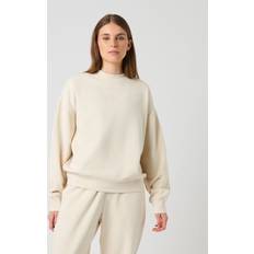 Björn Borg Återvunnet material Tröjor Björn Borg Studio Oversized Sweatshirt - Vit