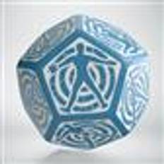 D12 Hit Location Blue White Die