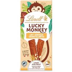 Lindt Tablette Lucky Monkey Lait Céréales Croustillantes 100g