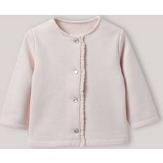 Pink Cardigans Cyrillus Cardigan En Molleton En Coton Biologique - Rose