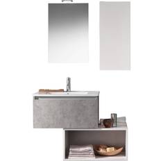 Mobiletti con Specchio per Bagno Mobile Bagno 70cm Sospeso Cassetto