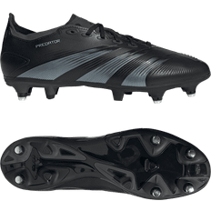 adidas Predator League Soft Ground Fotbollsskor - Core Black/Carbon