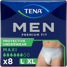 TENA Men Premium Fit Protective Underwear Level 4 L/XL 12 Packs of 8