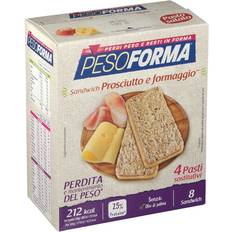 Pasti Pronti Pesoforma Sandwich Prosciutto e Formaggio 8 Pezzi x 25 g