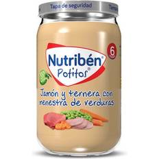 Fødevarer Nutribén Potito Comida Jamón y Ternera y Verduras 235g