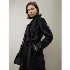 LilySilk Silk Duster Coat Ladies - Black