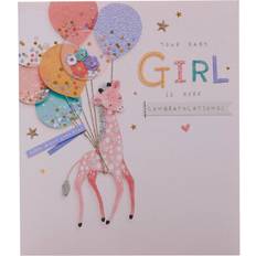 Carlton Baby Girl Congratulations Card