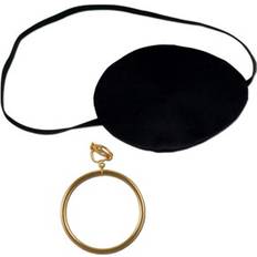 Pirate Eye Patch with Earring
