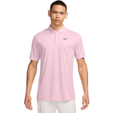 Nike Men's Relaxed Fit Core Dri-fit Polo Large - Pink Foam/Black