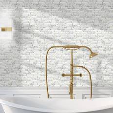House of Mosaics Monte Carlo Luxe White Mosaic Tile Sheet 30 x 35 cm