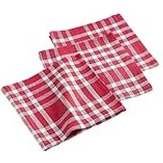 Panni & Tessuti Douceur D Interieur Traditio Tovaglioli Di Tavolo Cotone Rosso 40 x 45 cm Panni & Tessuti Rosso