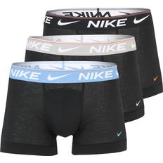 Nike Men's Underwear Nike Dri-Fit Ultra Comfort 3 Pack Trunks - Black
