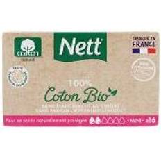 Nett 100% Organic Cotton 16 Mini Tampons