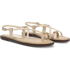 Sam Edelman Tenly Strappy Flat Sandals - Summer Sand Leather