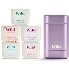 Wild Deodorants Wild Full Monty Starter Kit 5 x 40g Purple