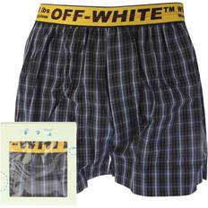 Off-White Underwear Off-White Men's Classic Industrial Checked Boxers - Blue