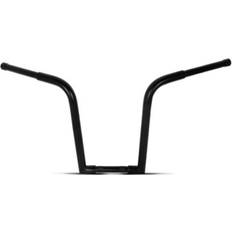 Motorcycle Handle Mounts Craftride Lenker Square Fat 1-1/4 Höhe 16 für Harley Davidson Heritage Softail Classic 114 - Schwarz