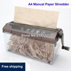 Grandado A4 9 Inch Paper Shredder Shredded Document