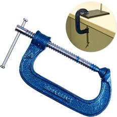 AmTech Clamps AmTech 4 Inch Heavy Duty Steel Iron Woodworking Welding Bench Grip C Screw Vice Clamp