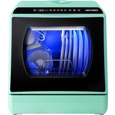 Airmsen Mini Table Top Dishwasher 5L Green