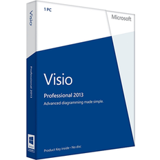 Software per Ufficio Microsoft Visio Professional 2013 Windows