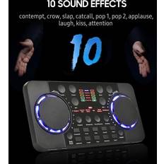 Sound Cards Tomtop Jms V300 Live-Soundkarte Multifunktionale Wiederaufladbare BT-Soundkarte