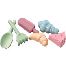Sandformar Sweets Sand Molds with Shovel and Rake 6 pcs