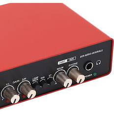 Sound Cards Zeblaze USB Live Sound Card Red Mini USB Digital Mixing