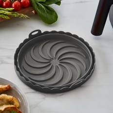 Dunelm Collapsible Silicone Air Fryer Pot Grey