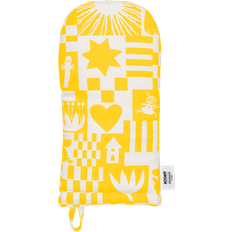 Moomin Arabia Oven Glove Party 15x34 cm Yellow Pot Holders Yellow