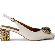 Kurt Geiger White Heels & Pumps Kurt Geiger Chelsea Slingback Block Heels - White