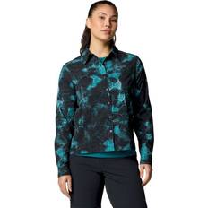 Columbia Dam Skjortor Columbia Summit Valley Woven LS Shirt - Dam River Blue Cracked Earth
