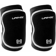 Unihoc Kneepad Optima Junior Pair Black White One Size