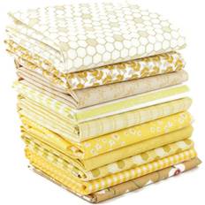 Fabric Fat Quarter Bundle YE.10FQ Fabrics Yellow