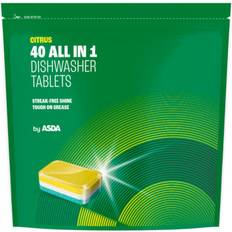 Asda All in 1 Citrus Dishwasher Tablets 40 x 14g