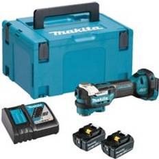 Power Tools Makita DTM52RTJ 18V LXT Brushless Starlock Max Multi Tool Kit