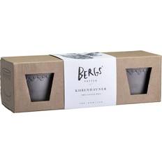 Krukor, Plantor & Odling Bergs Potter Köpenhamn Kruka Ø10 cm 3-pack Grey